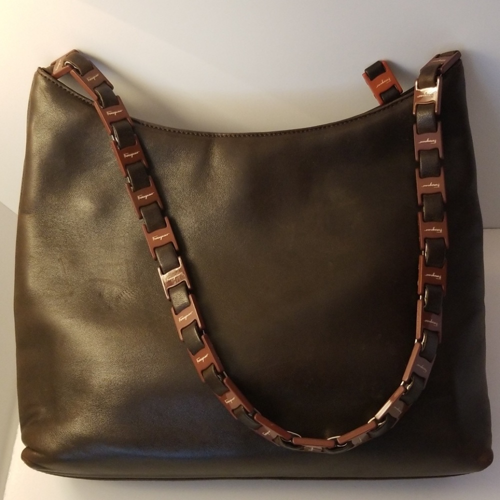 Salvatore Ferragamo Dark chocolate purse